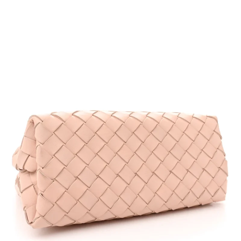 BOTTEGA VENETA SMALL INTRECCIATO ANDIAMO SHOULDER BAG NUDE NAPPA LEATHER - Image 6