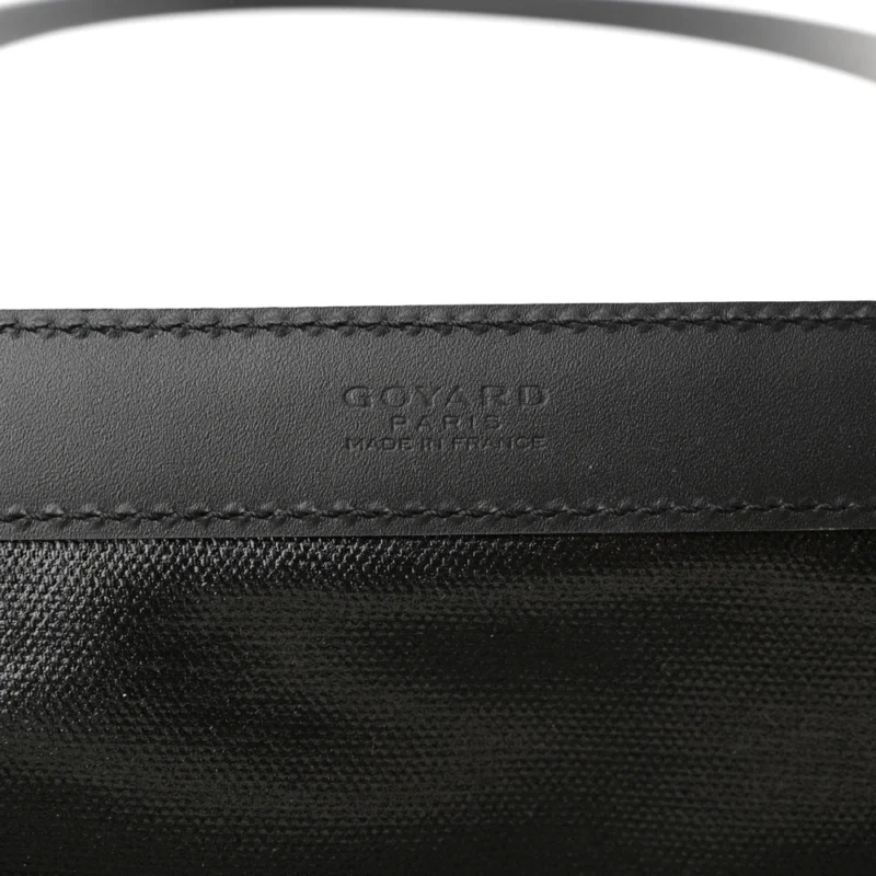 GOYARD BELLECHASSE BIAUDE TOTE MM BLACK GOYARDINE CANVAS - Image 2