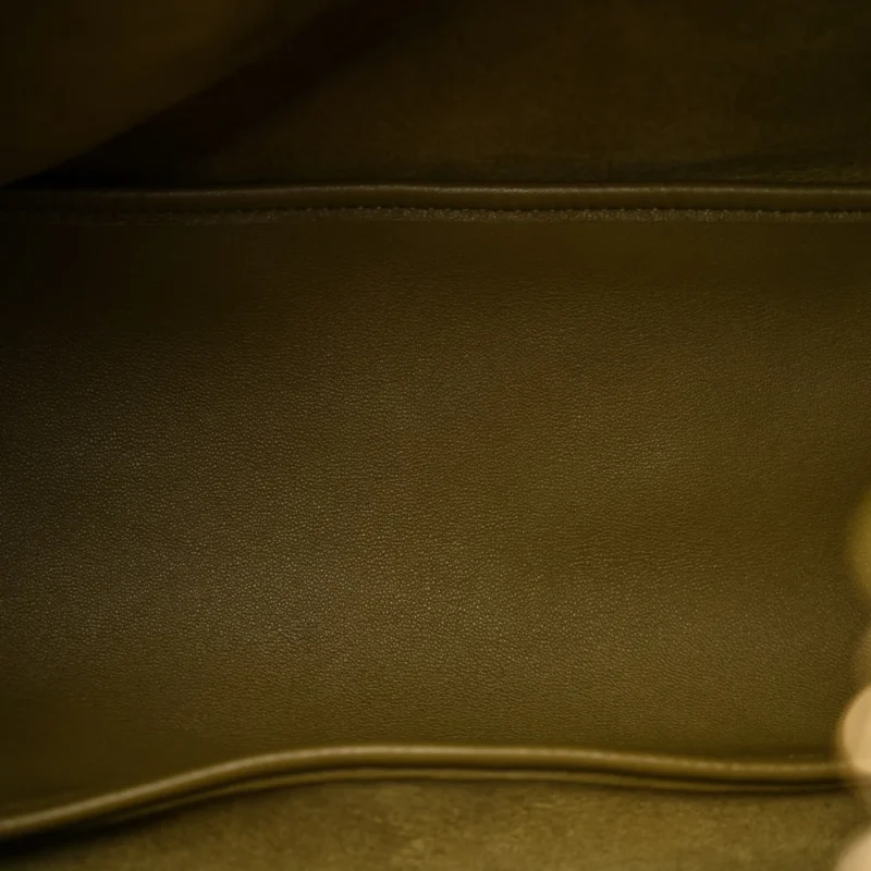 LOEWE SQUEEZE BAG MEDIUM OLIVE NAPPA LEATHER - Image 7