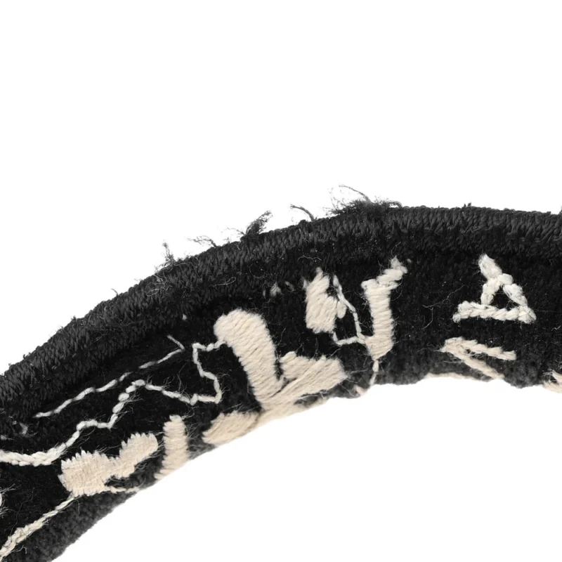 DIOR MEDIUM PLAN DE PARIS BOOK TOTE BLACK/WHITE EMBROIDERED CANVAS - Image 11