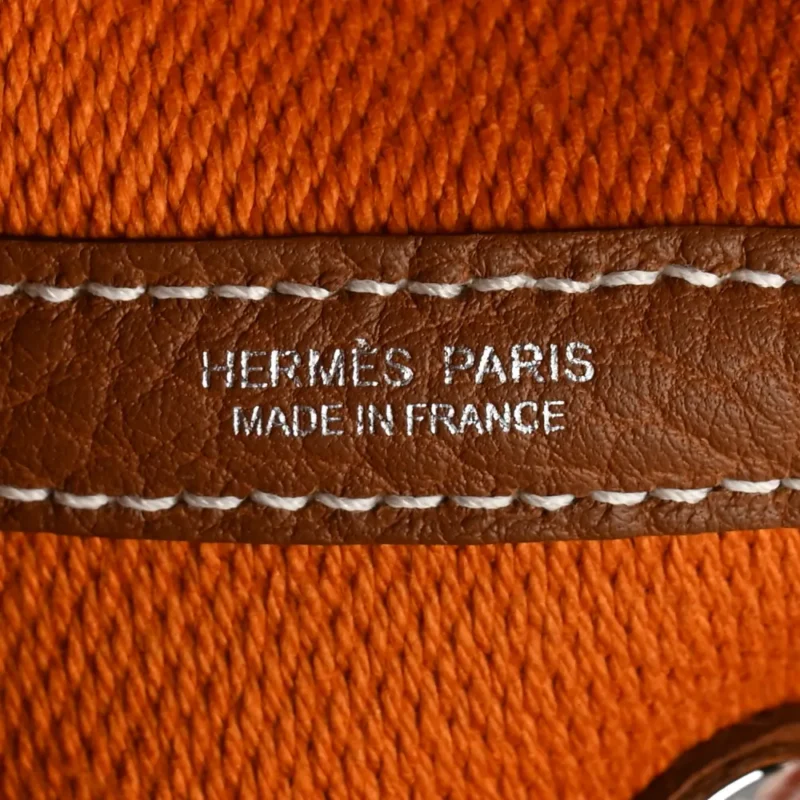 HERM??S GARDEN PARTY 30 TPM BROWN TOILE & NEGONDA LEATHER - Image 2
