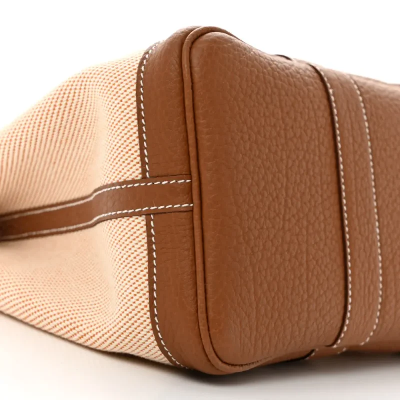 HERM??S GARDEN PARTY 30 TPM BROWN TOILE & NEGONDA LEATHER - Image 4