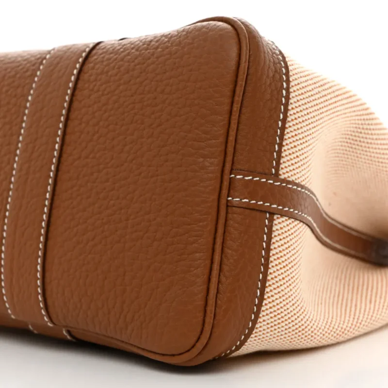 HERM??S GARDEN PARTY 30 TPM BROWN TOILE & NEGONDA LEATHER - Image 5