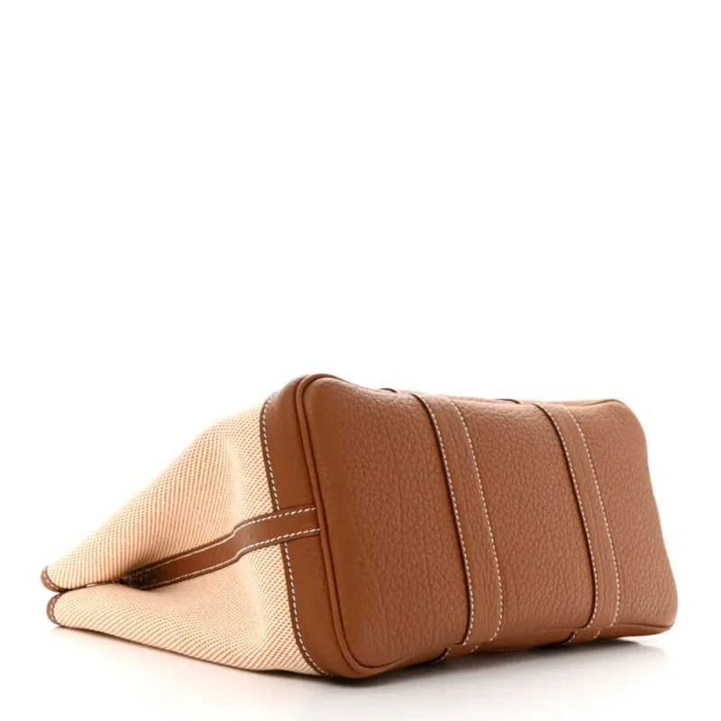 HERM??S GARDEN PARTY 30 TPM BROWN TOILE & NEGONDA LEATHER - Image 6