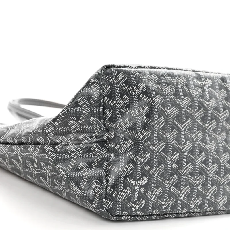 GOYARD SAINT LOUIS TOTE PM GREY GOYARDINE CANVAS - Image 4