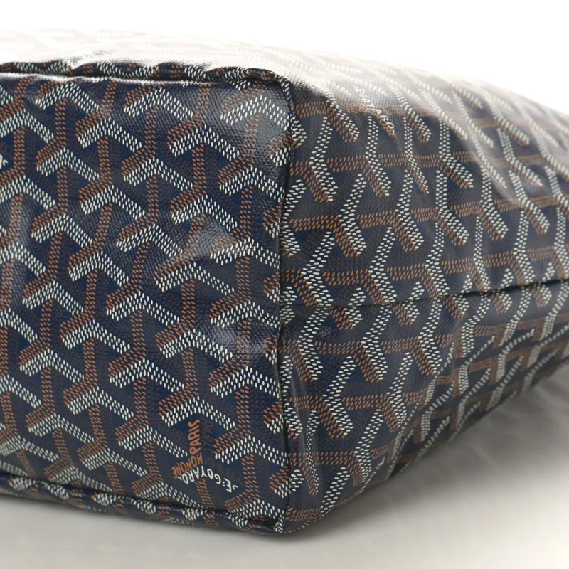 GOYARD SAINT LOUIS TOTE PM NAVY GOYARDINE CANVAS - Image 5