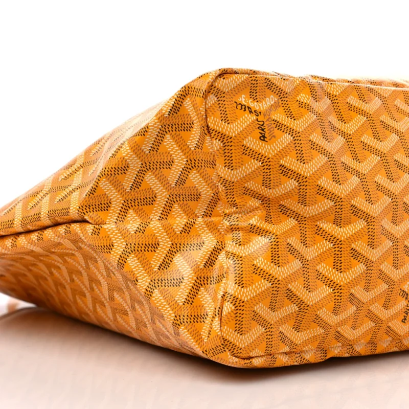 GOYARD SAINT LOUIS TOTE PM YELLOW GOYARDINE CANVAS - Image 4