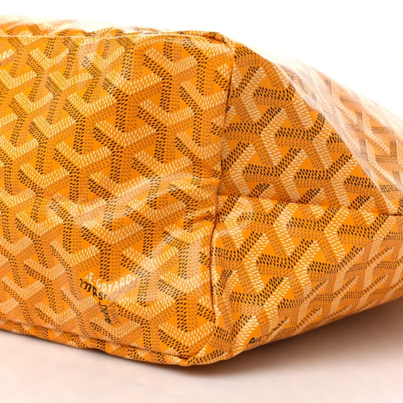 GOYARD SAINT LOUIS TOTE PM YELLOW GOYARDINE CANVAS - Image 5