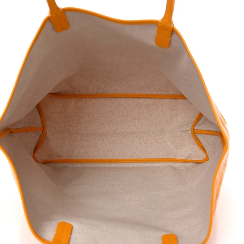 GOYARD SAINT LOUIS TOTE PM YELLOW GOYARDINE CANVAS - Image 7