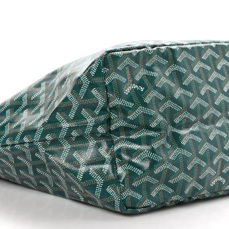 GOYARD SAINT LOUIS TOTE PM GREEN GOYARDINE CANVAS - Image 4