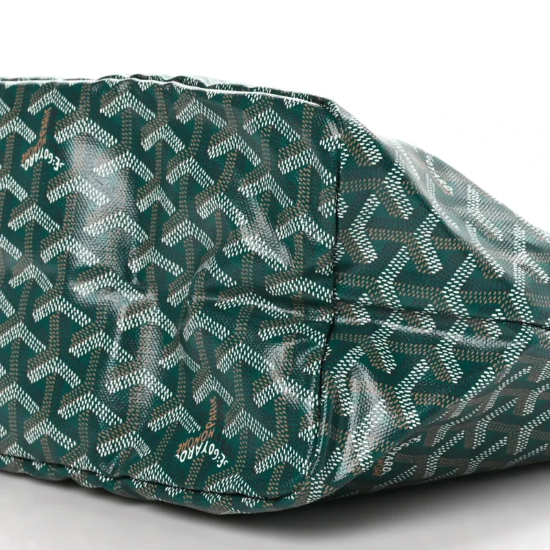 GOYARD SAINT LOUIS TOTE PM GREEN GOYARDINE CANVAS - Image 5