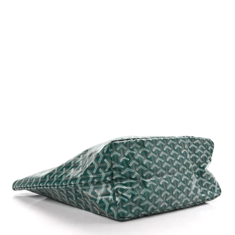 GOYARD SAINT LOUIS TOTE PM GREEN GOYARDINE CANVAS - Image 6