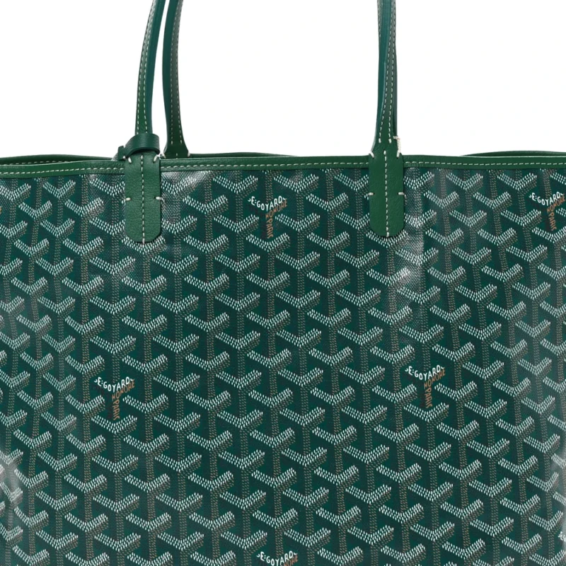 GOYARD SAINT LOUIS TOTE PM GREEN GOYARDINE CANVAS - Image 8