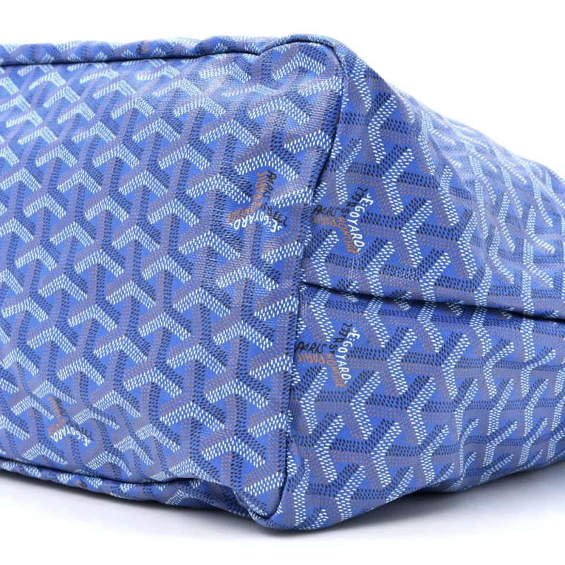 GOYARD SAINT LOUIS TOTE GM SKY BLUE GOYARDINE CANVAS - Image 4
