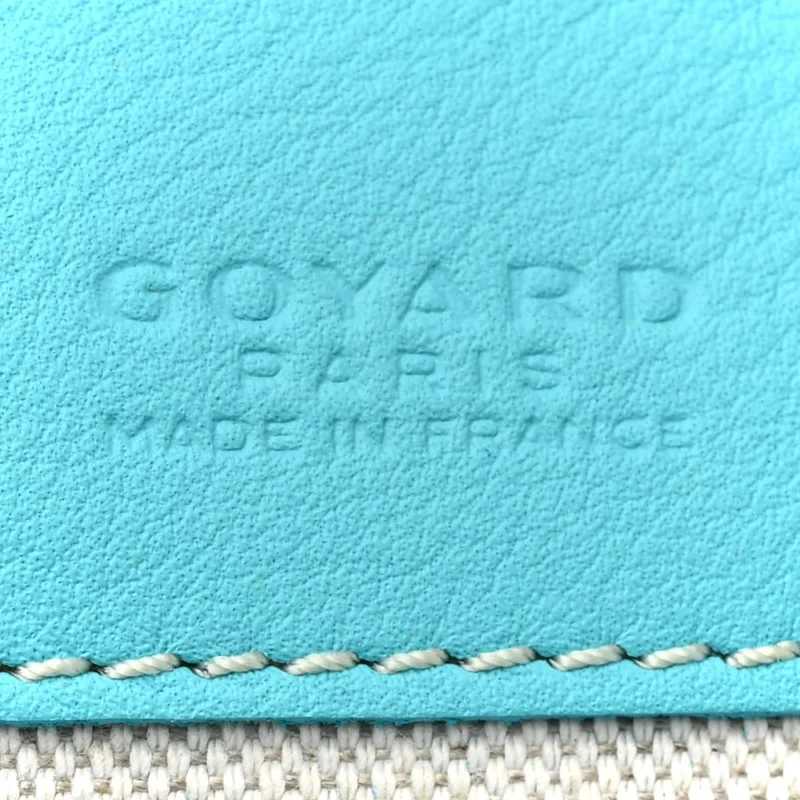 GOYARD SAINT LOUIS GM BALISE BEACH TOWEL SET TURQUOISE GOYARDINE CANVAS - Image 2
