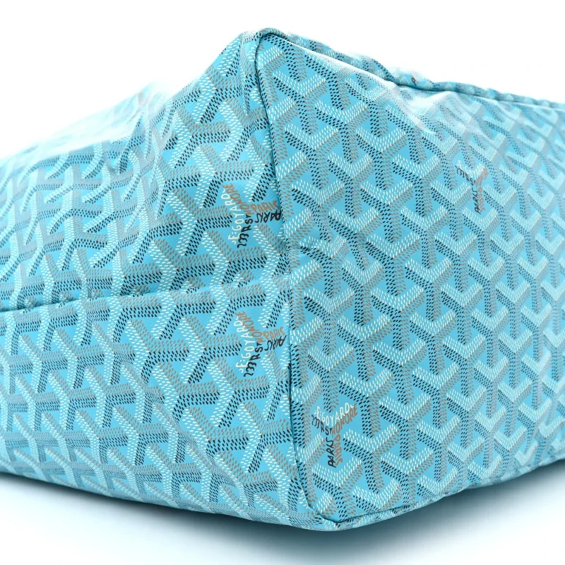 GOYARD SAINT LOUIS GM BALISE BEACH TOWEL SET TURQUOISE GOYARDINE CANVAS - Image 4