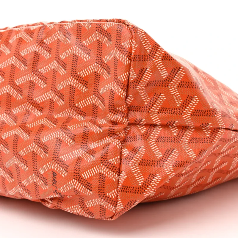 GOYARD SAINT LOUIS TOTE PM ORANGE GOYARDINE CANVAS - Image 5