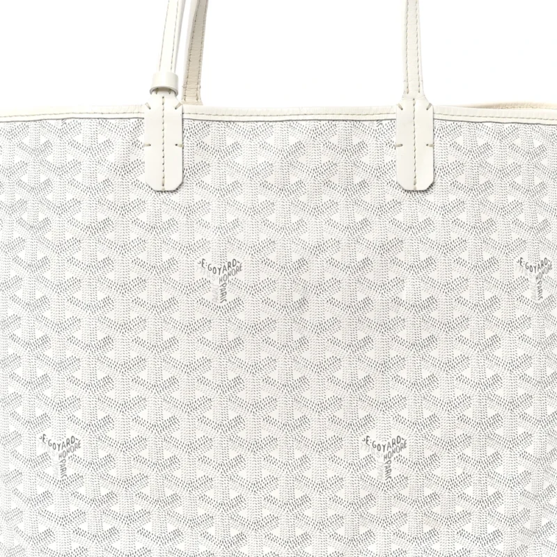 GOYARD SAINT LOUIS PM WHITE GOYARDINE CANVAS - Image 8