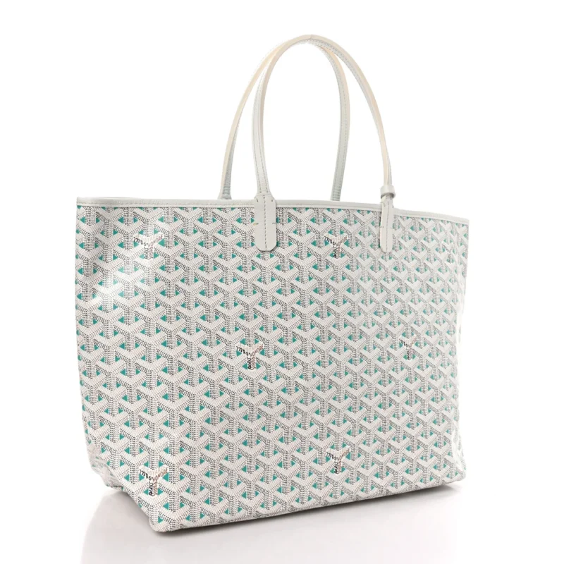 GOYARD SAINT LOUIS CLAIRE VOIE PM WHITE OPALINE GOYARDINE CANVAS - Image 3