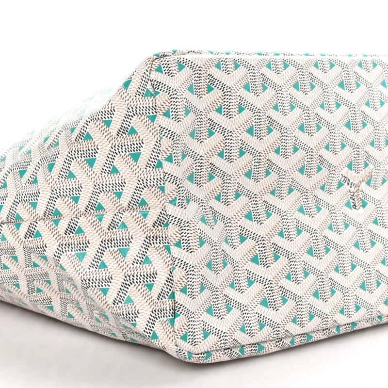 GOYARD SAINT LOUIS CLAIRE VOIE PM WHITE OPALINE GOYARDINE CANVAS - Image 4