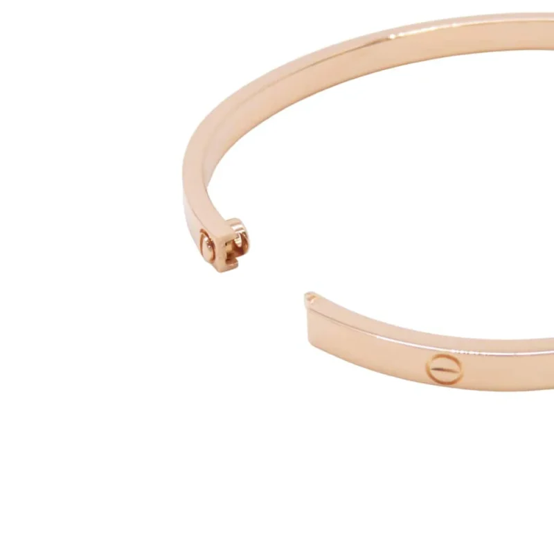 CARTIER LOVE BREATH SIZE SM/16B6047316 18K PINK GOLD - Image 5