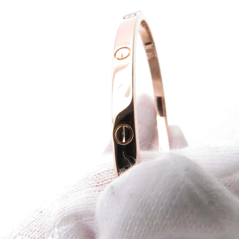 CARTIER LOVE BREATH SIZE SM/16B6047316 18K PINK GOLD - Image 8