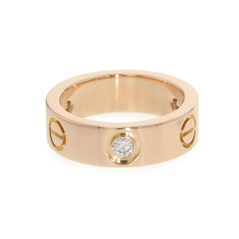 CARTIER LOVE RING CLASSIC MODEL DIAMOND SIZE 48/#8 - Image 3