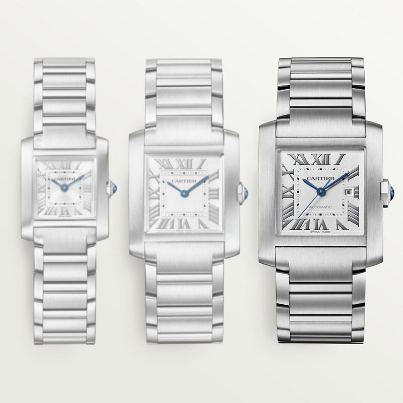 TANK FRANAISE WATCH LARGE MODEL STEEL CRWSTA0067 - Image 8