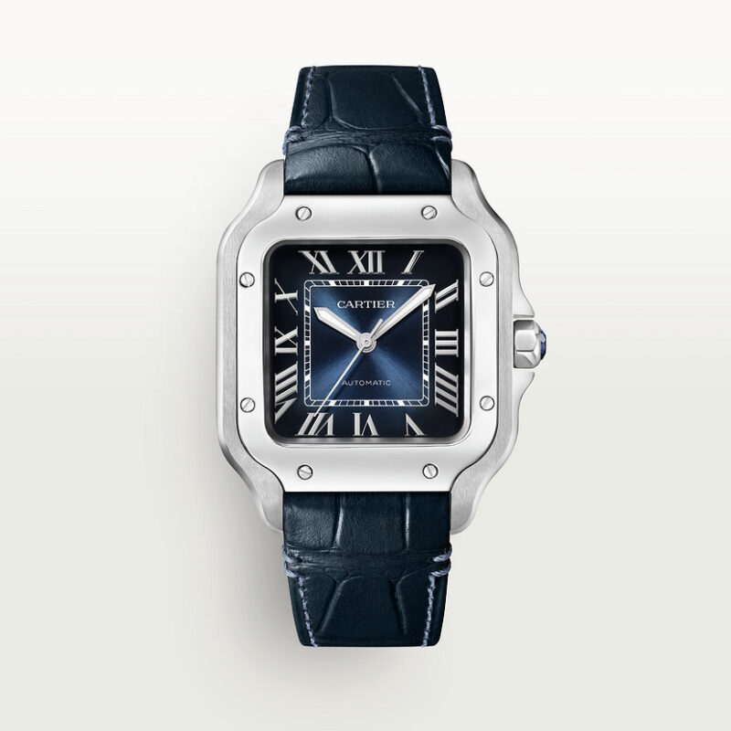 SANTOS DE CARTIER WATCH MEDIUM MODEL STEEL CRWSSA0063 - Image 5