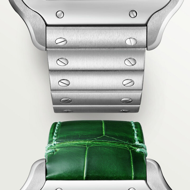 SANTOS DE CARTIER WATCH LARGE MODEL STEEL CRWSSA0062 - Image 3