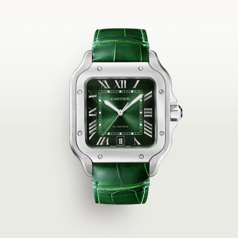 SANTOS DE CARTIER WATCH LARGE MODEL STEEL CRWSSA0062 - Image 7