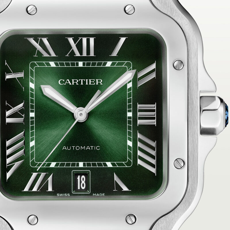 SANTOS DE CARTIER WATCH LARGE MODEL STEEL CRWSSA0062 - Image 8