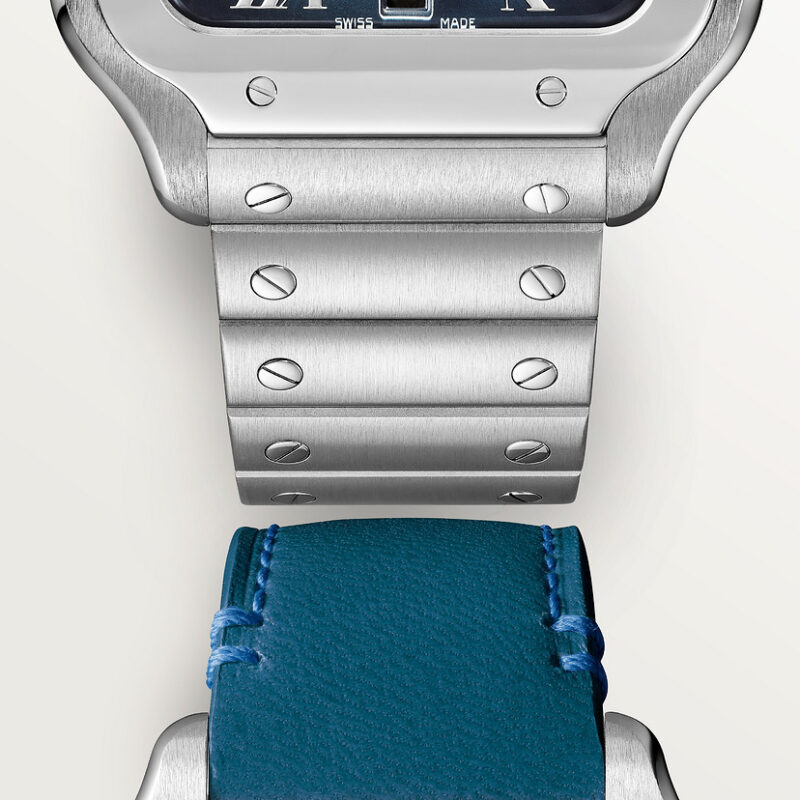 SANTOS DE CARTIER WATCH LARGE MODEL STEEL CRWSSA0030 - Image 4