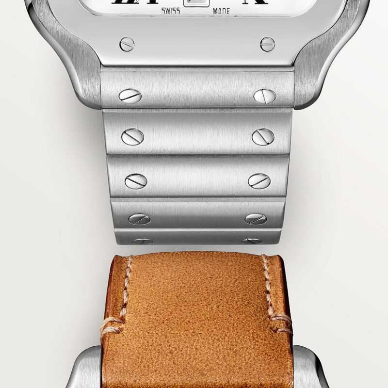 SANTOS DE CARTIER WATCH LARGE MODEL STEEL CRWSSA0018 - Image 5