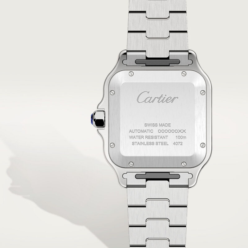 SANTOS DE CARTIER WATCH LARGE MODEL STEEL CRWSSA0018 - Image 6