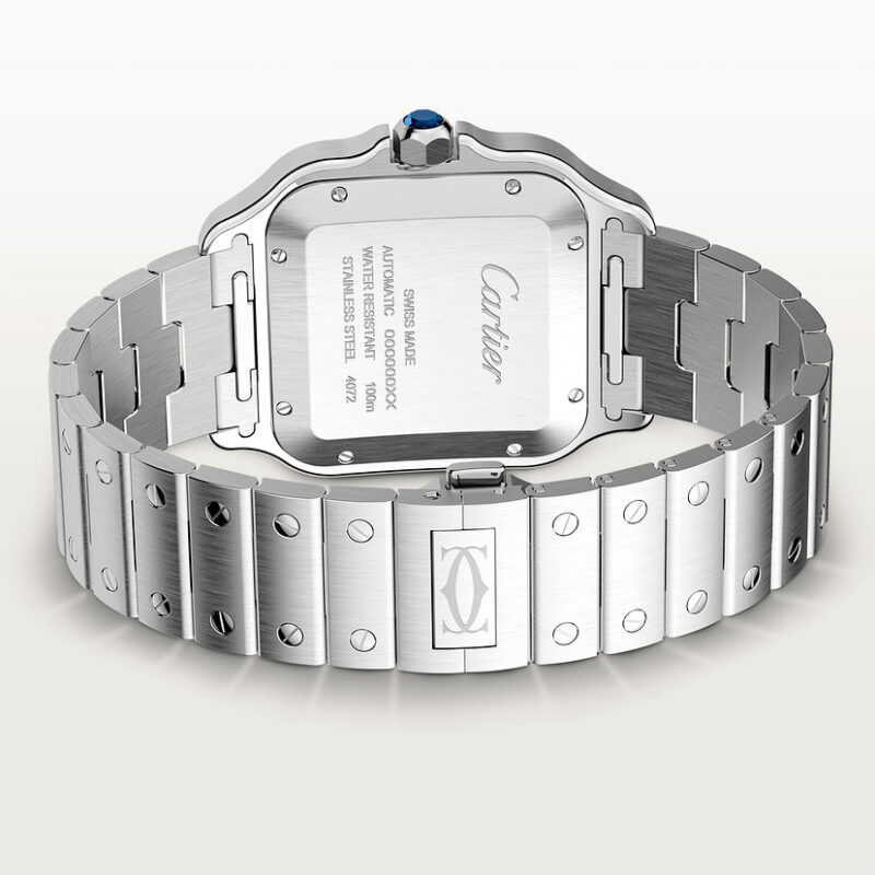 SANTOS DE CARTIER WATCH LARGE MODEL STEEL CRWSSA0018 - Image 10