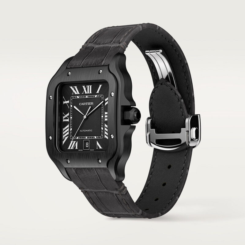 SANTOS DE CARTIER WATCH LARGE MODEL STEEL ADLC CRWSSA0039 - Image 2