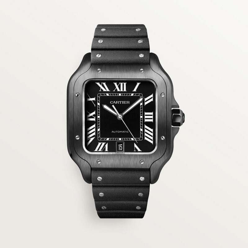 SANTOS DE CARTIER WATCH LARGE MODEL STEEL ADLC CRWSSA0039 - Image 7