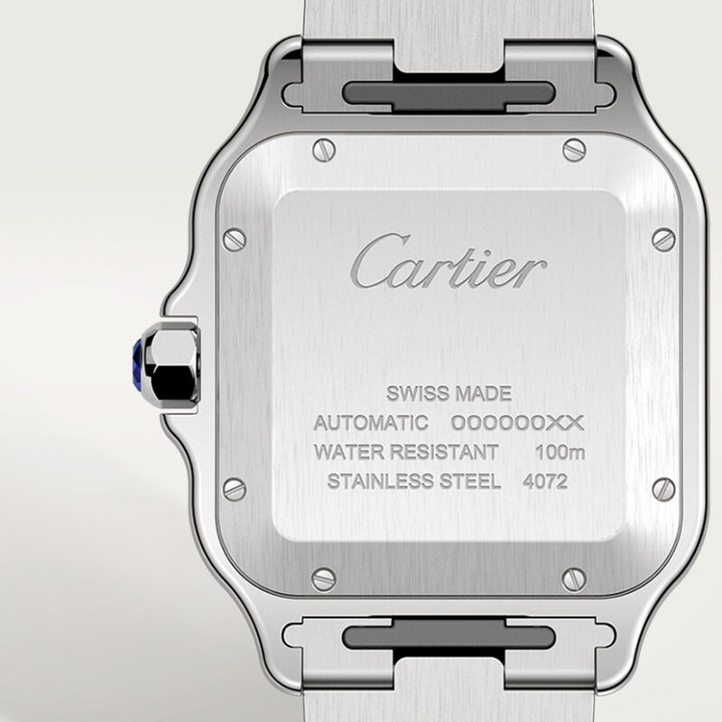 SANTOS DE CARTIER WATCH LARGE MODEL STEEL ADLC CRWSSA0037 - Image 3