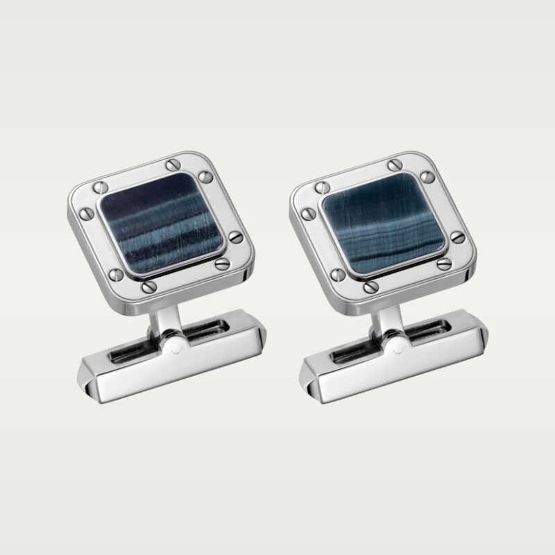 PRECIOUS SANTOS-DUMONT BOX EXTRA-LARGE PLATINUM (925/1000) WATCH AND PRECIOUS SANTOS-DUMONT BOX CRWGSA0050 - Image 2