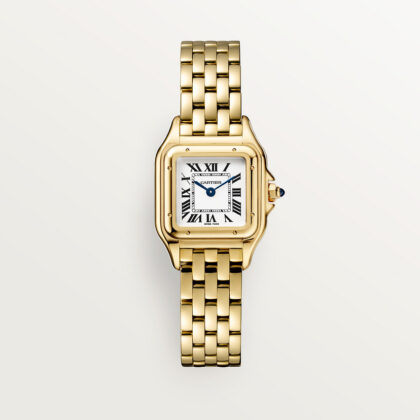 PANTHERE DE CARTIER WATCH SMALL MODEL QUARTZ MOVEMENT YELLOW GOLD CRWGPN0038