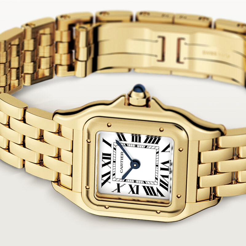 PANTHERE DE CARTIER WATCH SMALL MODEL QUARTZ MOVEMENT YELLOW GOLD CRWGPN0038 - Image 7