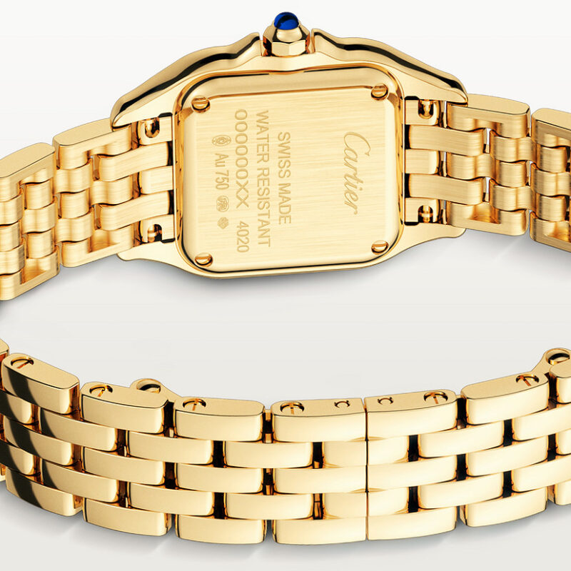PANTHERE DE CARTIER WATCH SMALL MODEL QUARTZ MOVEMENT YELLOW GOLD CRWGPN0038 - Image 8