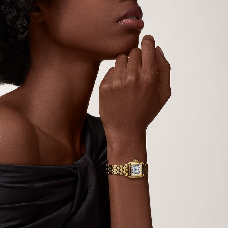 PANTHERE DE CARTIER WATCH SMALL MODEL QUARTZ MOVEMENT YELLOW GOLD CRWGPN0038 - Image 10