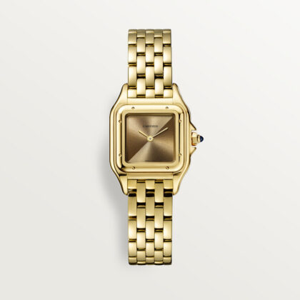 PANTHERE DE CARTIER WATCH SMALL MODEL QUARTZ MOVEMENT YELLOW GOLD CRWGPN0031