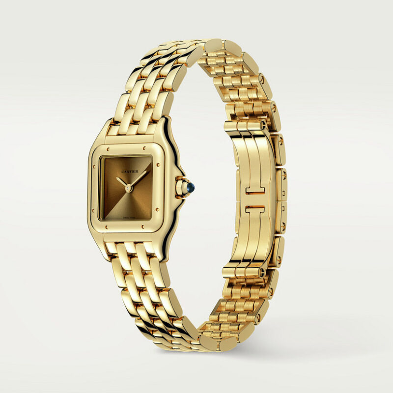 PANTHERE DE CARTIER WATCH SMALL MODEL QUARTZ MOVEMENT YELLOW GOLD CRWGPN0031 - Image 2