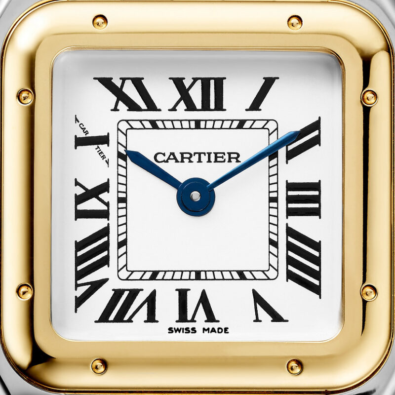 PANTHERE DE CARTIER WATCH SMALL MODEL QUARTZ MOVEMENT YELLOW GOLD STEEL CRW2PN0006 - Image 4