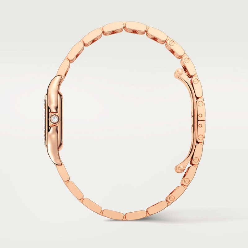 PANTHERE DE CARTIER WATCH SMALL MODEL QUARTZ MOVEMENT ROSE GOLD DIAMONDS CRWJPN0035 - Image 6