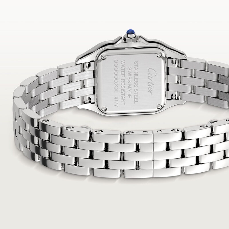 PANTHERE DE CARTIER WATCH SMALL MODEL QUARTZ MOVEMENT STEEL DIAMONDS CRW4PN0007 - Image 5