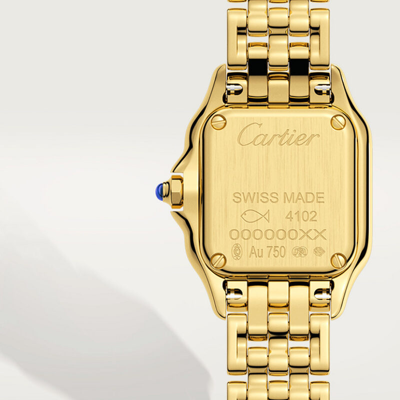 PANTHERE DE CARTIER WATCH MINI MODEL QUARTZ MOVEMENT YELLOW GOLD CRWGPN0036 - Image 2
